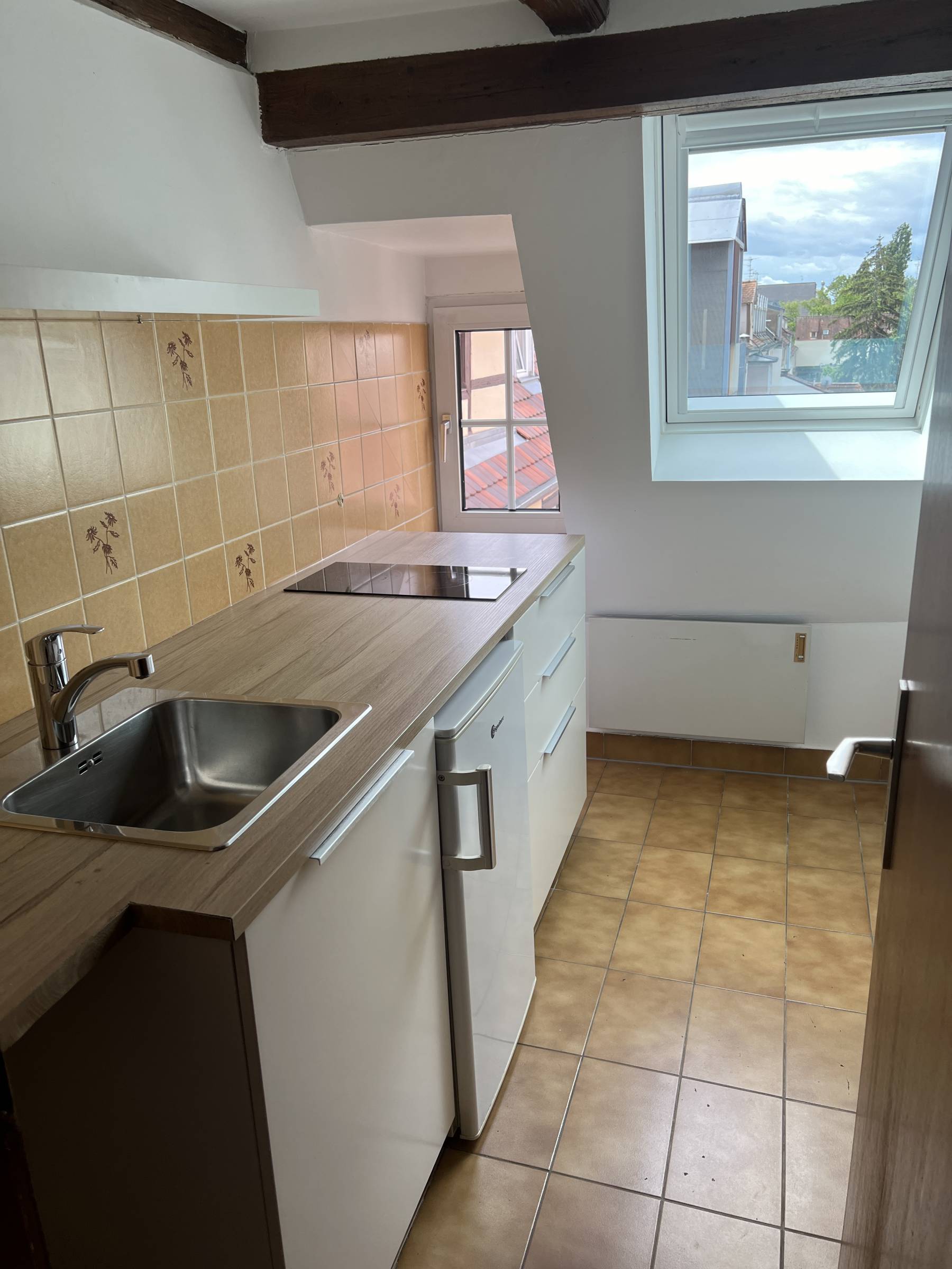 QUARTIER ESPLANADE-KRUTENAU 2 pièces de 37m² au sol charme et authenticité