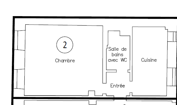 1 PIÈCE 34 M² QUARTIER ESPLANADE-KRUTENAU