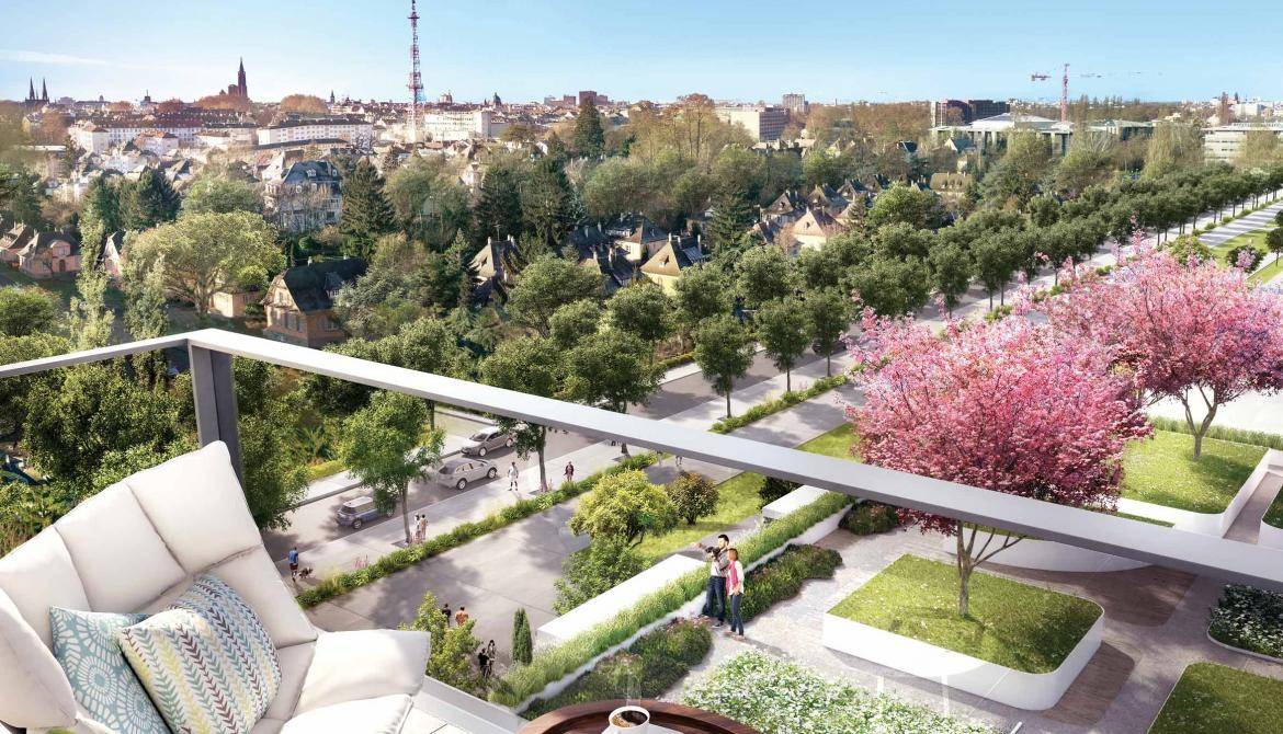 Appartement 2 pièces à louer à Strasbourg dans le quartier du Wacken