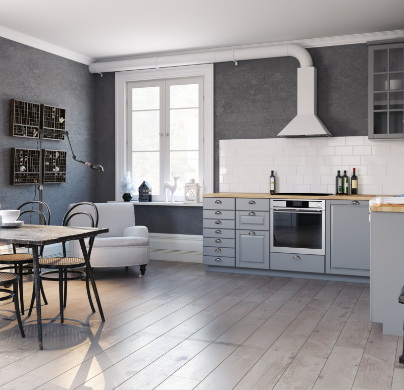 Appartement 4 pièces de 110.31m² en duplex avec une belle cuisine - Les terrasses O vert