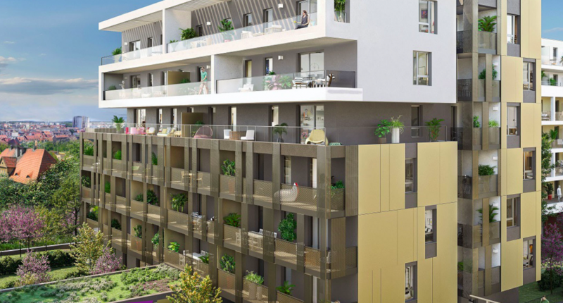 Appartements neufs dans le nouveau quartier Fischer à Schiltigheim