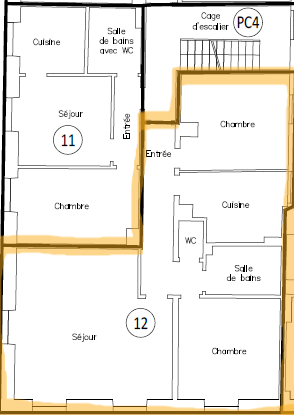 3 PIÈCES 67 M² QUARTIER ESPLANADE-KRUTENAU STRASBOURG