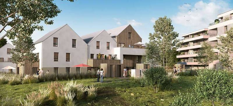 Appartements 4 pièces à partir de 73.70m² - Les Moulins Becker à  Strasbourg Sud