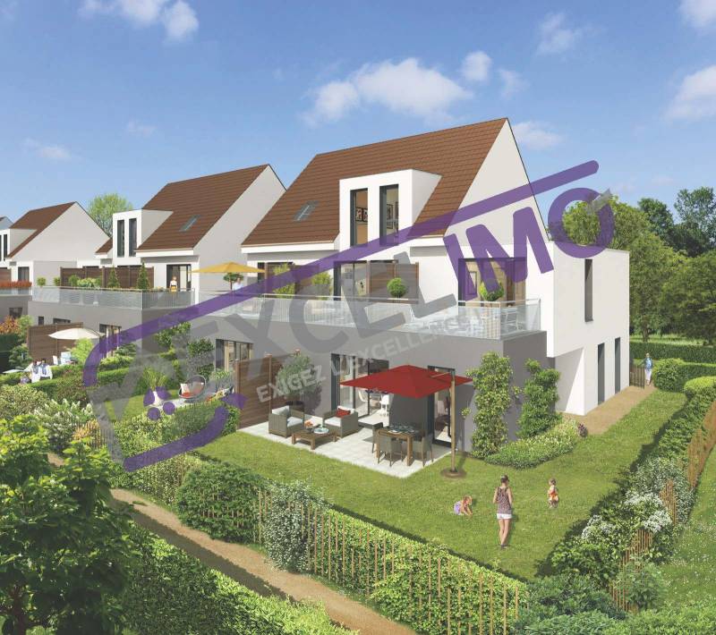 Appartement 3 pièces de 64.62m² à louer avec terrasse et jardin à Oberschaeffolsheim (67203)