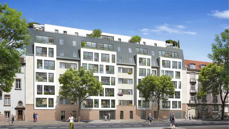 Appartement neuf 1 pièce de 28.55m² à vendre à Strasbourg (67000)