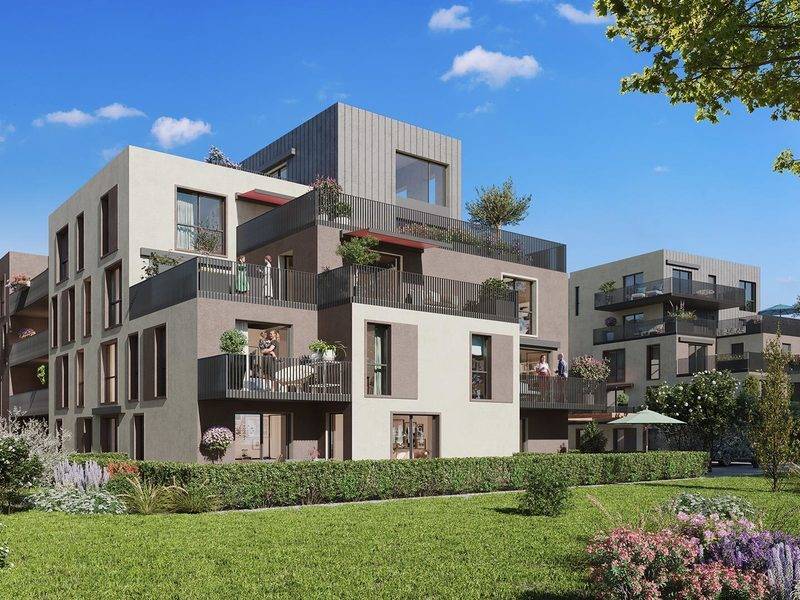 Appartement 2 pièces de 40.36m² avec balcon Les terrasses O vert